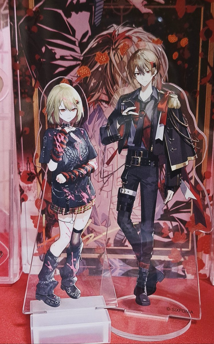 meirin_0822's tweet photo. ちょっと世紀の大発見したから聞いてほしい
オシカツとシクスネのアクスタを並べるとめっちゃいい😭😭オシカツがジオラマだから若干小さくて身長差みたいになって可愛すぎる🤦🏻‍♀️💕 https://t.co/YRpr6IgCmt