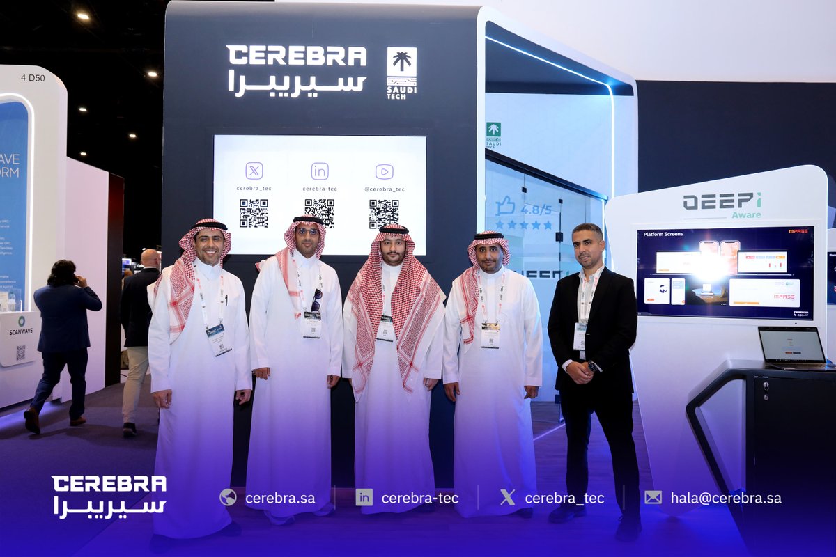 cerebra_tec's tweet photo. Moments from @GISECGlobal   📸
Great conversations, meaningful connections, and inspiring exchanges with cybersecurity professionals and industry leaders.
We’re excited to keep the conversations going at Booth H4.D45.

#GISECGLOBAL #Cybersecurity #Dubai  
#Cerebra  #saudi_tech https://t.co/zKo40A5Tk6