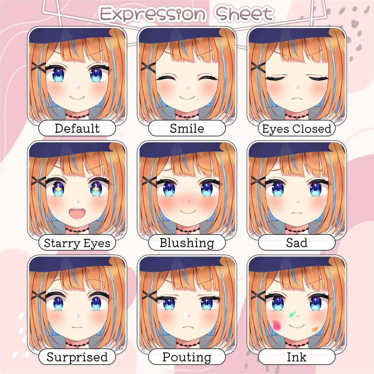 nizima_action's tweet photo. 📢New Template: Expression Variations List

Easily create an image list of expression variations of your Live2D model. Since you can showcase the various expressions all at once, it's useful when listing your work on marketplace sites!

🔻Check it Out 
https://t.co/zMaTsg3afj https://t.co/iIqUS6RpKC