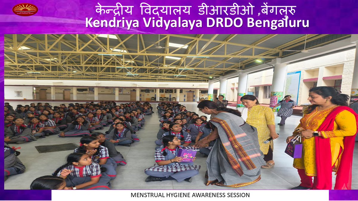 kvdrdo's tweet photo. Menstrual Hygiene session for girls https://t.co/il8FYiKuog