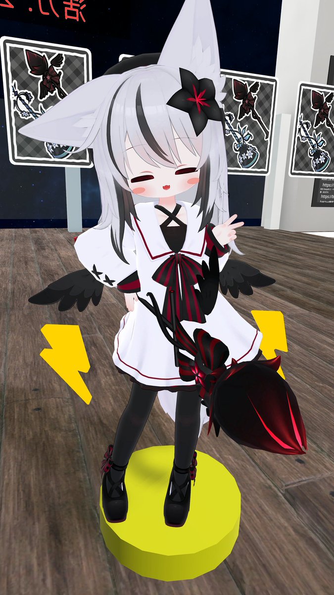 Petan_VRchat's tweet photo. 昨日のぶいちゃ❣️

先日遊びにいった
World：はらぺこまめひなたの
作者さんの新作ワールド
ついんれいざー！に
遊びに行ったよ♪

ﾈﾒ､ｴﾙは最高にかわいい💕

#VRChat
#VRChatPhotography
#ついんれいざー https://t.co/Q7c9oaKO6C