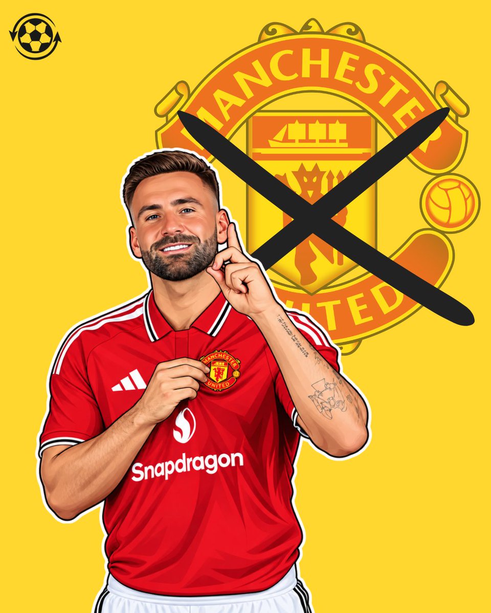 DeadlineDayLive's tweet photo. 🚨 Luke Shaw could leave Manchester United when his contract expires next summer, with no indication that he will sign a new deal.

The defender is set to depart on a free transfer in June if no extension is agreed.

(Source: @MailSport) https://t.co/UlS76BLIe9