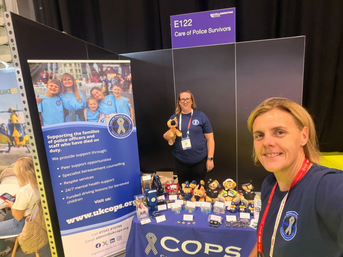 UK_COPS's tweet photo. Day 2 #EmergencyServicesShow Emma and Jodie are volunteering from @SopraSteria along with survivor @IanKyle242904 . Please come and see us on stand E122. #ESS2026 #Networking #Exhibitor https://t.co/oTyOyBikbG