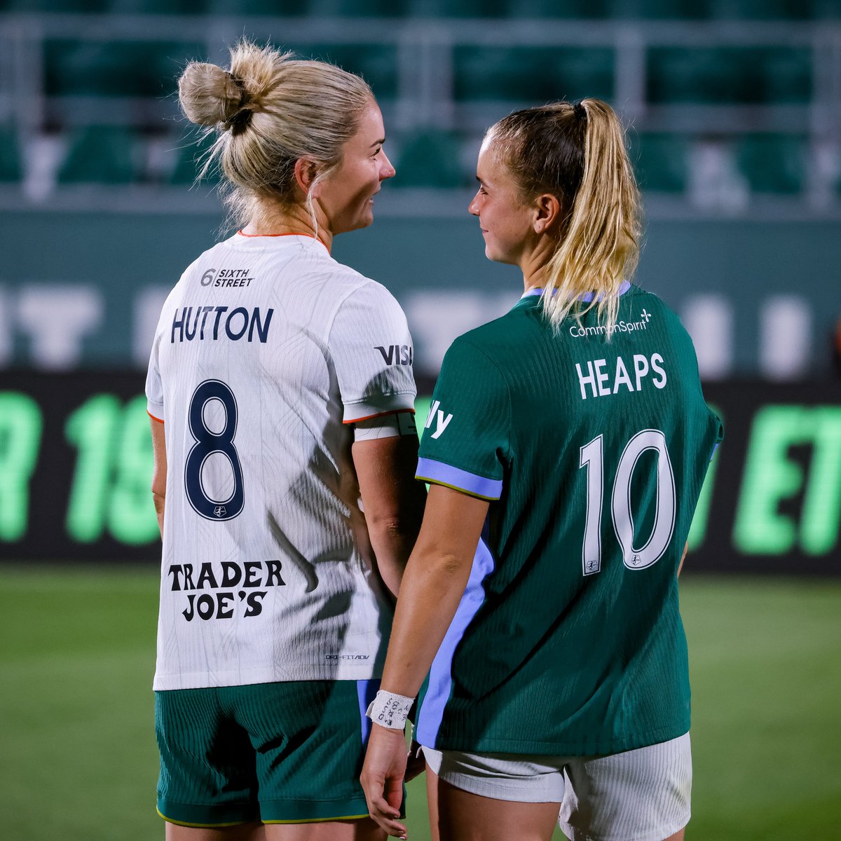 NWSL's tweet photo. Not the last time you'll see these two on the field together 🇺🇸 https://t.co/39qKtinHFn