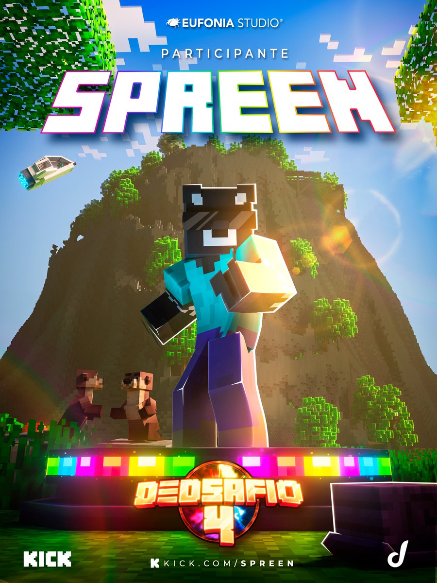 dedsafio's tweet photo. Spreen que viene de ganar un récord Guinness, se metió Folagor al DEDsafio, Rocio tu tía favorita y Milica trae la fuerza del boxeo al DEDsafio Minecraft 4🥊

¡Los vemos el 21 de septiembre! https://t.co/azmflhvINJ