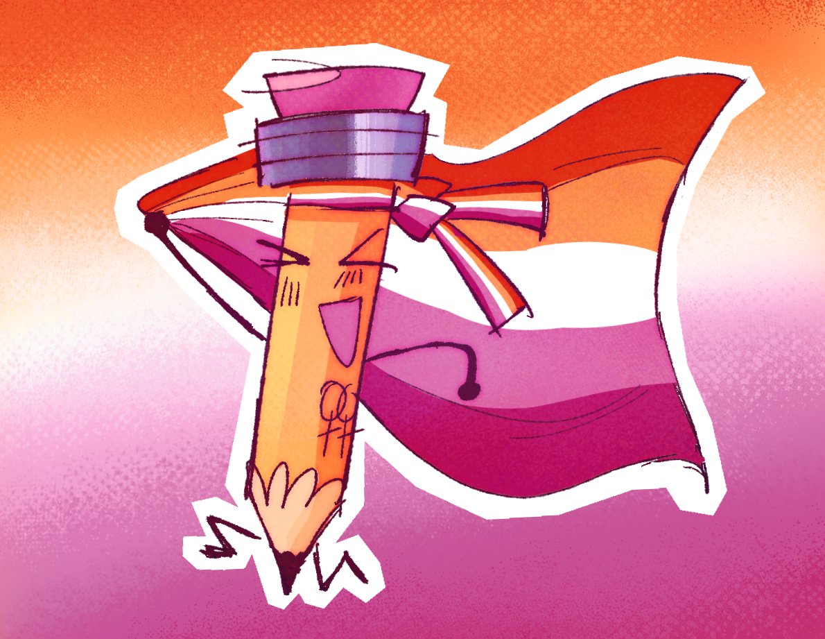 leafydetector's tweet photo. i wish pride month was every month

anyway here's pencil https://t.co/Fktro9YbVo