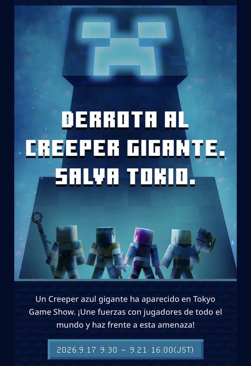 ZakroZomber's tweet photo. Empieza la Batalla contra el Creeper Azul 🔵 https://t.co/7TvijE7Tmu