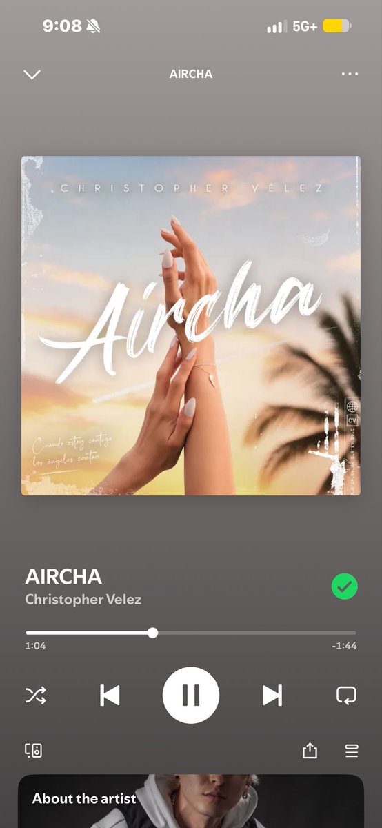 lovely_CNCOwner's tweet photo. YA ESTÁ AQUÍ! 🔥

EL NUEVO SENCILLO DE MI AMORCITO LINDO!!! 🤍 #AIRCHA 🪽 @christophervele  AMO!!!!!!! 🤍 Disponible en todas las plataformas digitales!!!!!! https://t.co/y7NfS084qK
