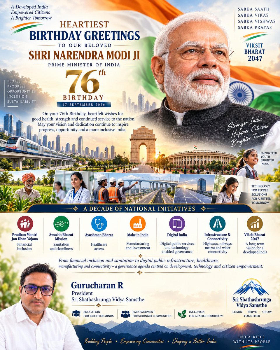 guru2kkool's tweet photo. @narendramodi ji, @AmitShah ji, @blsanthosh ji, @BlrNirmal https://t.co/Sew16ITPgn