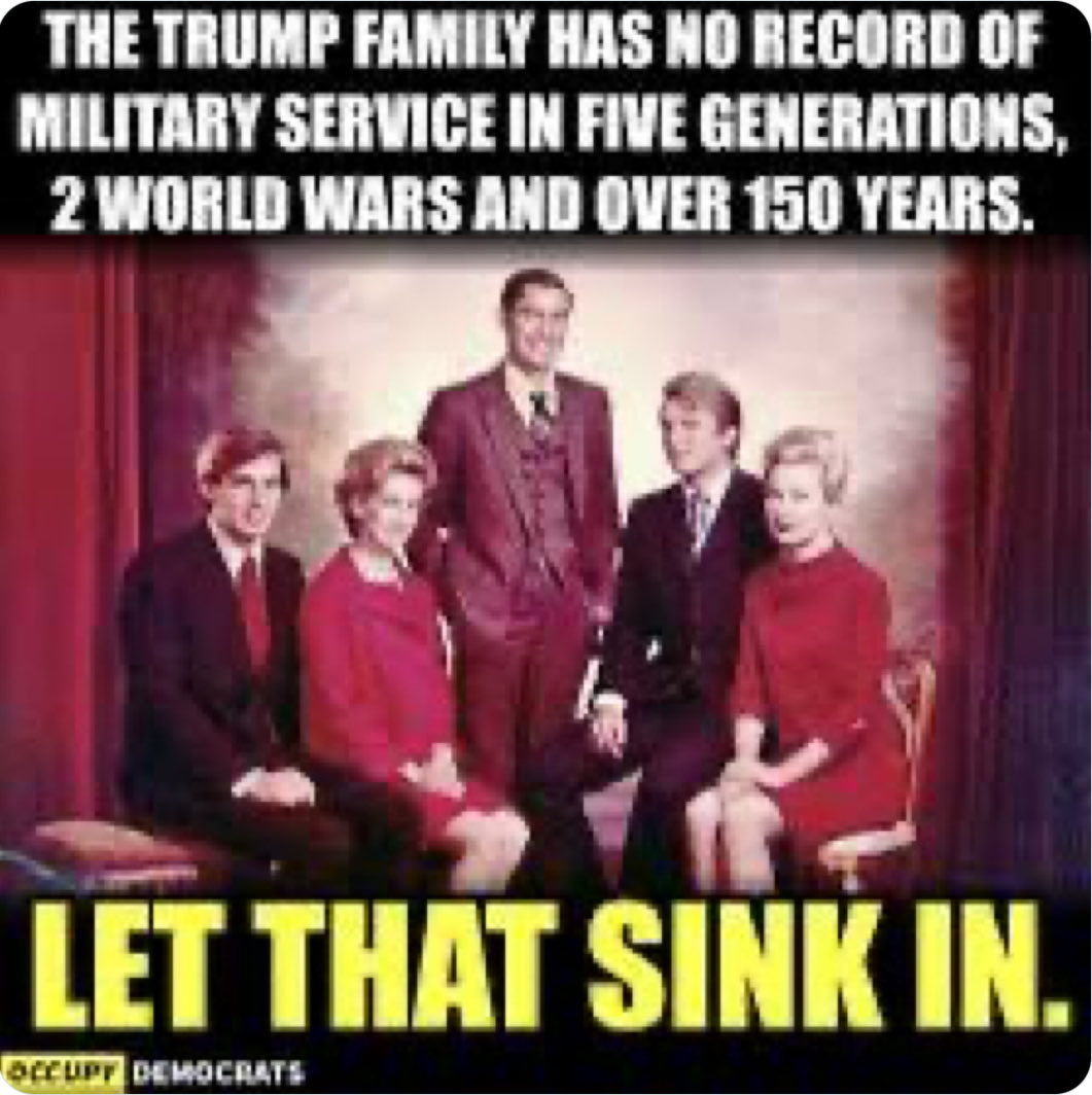 BStroker122's tweet photo. @HazelLiaqa4848 Insulting
He’s a draft dodger https://t.co/POcD4M8oRx
