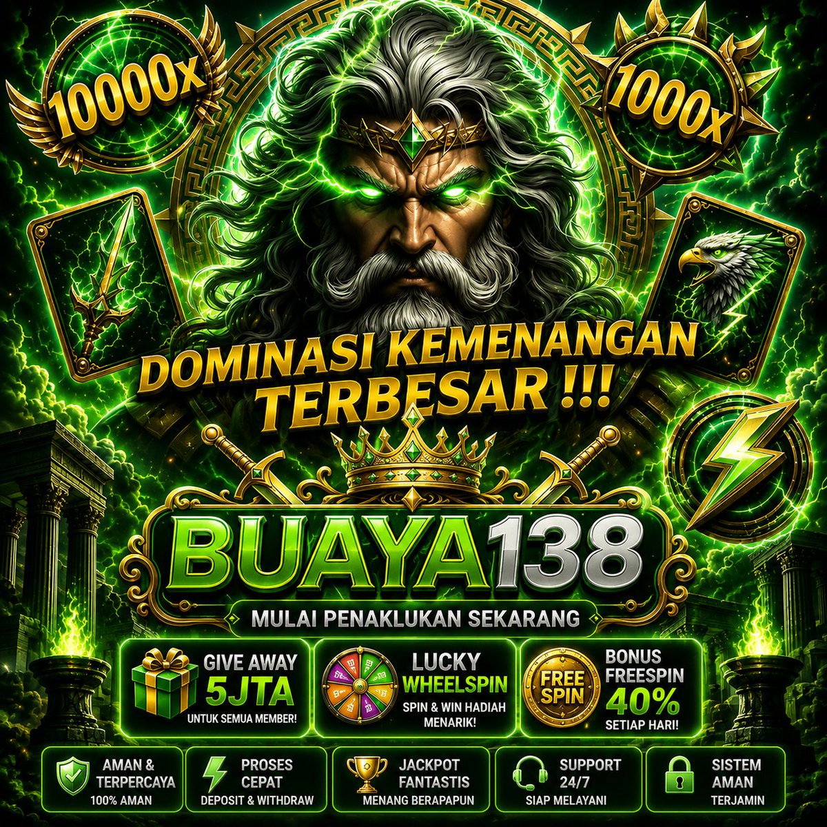 bisddy's tweet photo. SLOT GACOR HARI INI
BUAYA138

✅ SITUS TERPERCAYA 100%
✅ POLA &amp; RTP PALING STABIL
✅ CUAN LANGSUNG CAIR

📌LINK DAFTAR ➜ https://t.co/5pzlY8f9i6

#gacor
#zonauang
#slotgacor
#slotviral https://t.co/RNqZ30cceg
