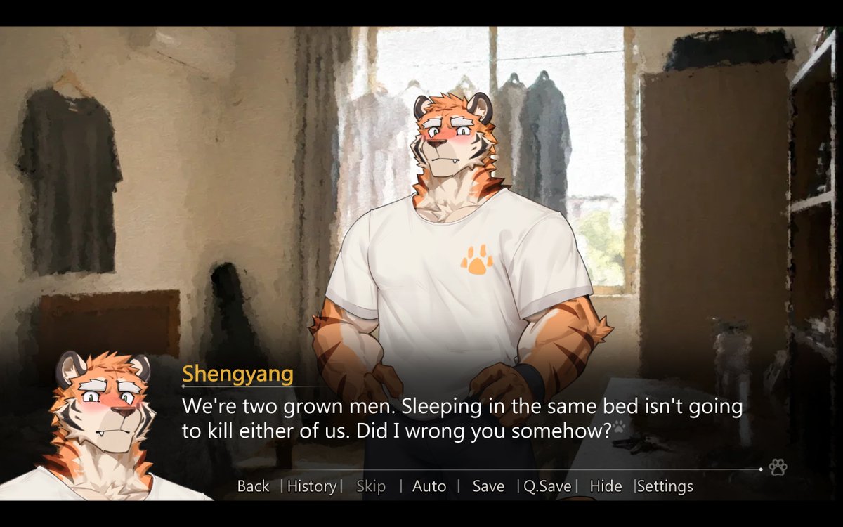 Ubiquirone's tweet photo. You're the epitome of a tiger bf I need you so bad man https://t.co/tp5lCAtuwi