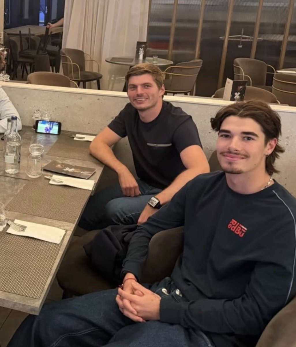 verstappenews's tweet photo. Max and Nikola Tsolov! https://t.co/rOQZrSovvW
