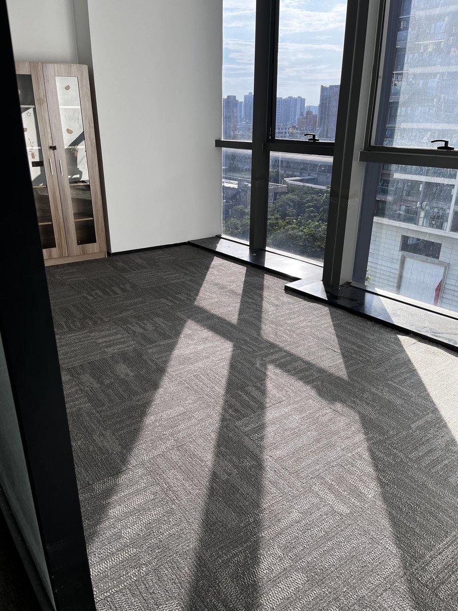 DS_Carpet1998's tweet photo. Carpet tiles installed for a commercial office project.
Designed for modular installation and easy replacement, with material, color and pattern options available to match different project requirements.
Custom manufacturing by Dongsheng Carpet.
#CarpetTiles #OfficeCarpet https://t.co/g03LDD3Omh