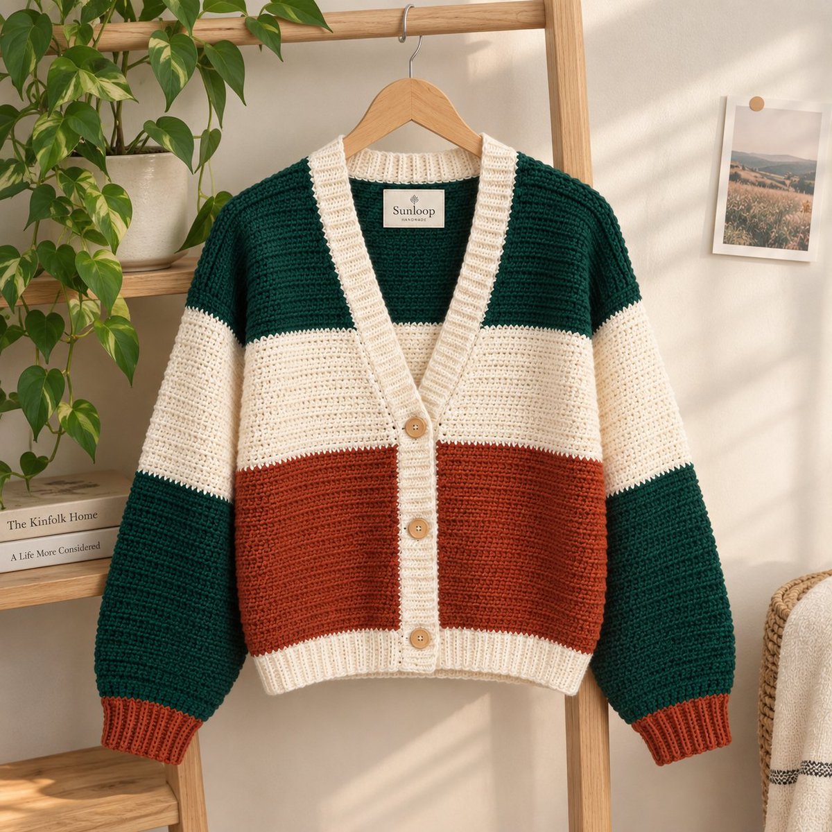 YarnandYield's tweet photo. Sweater Crochet Pattern | YarnAndYield
Create a cozy oversized colorblock cardigan with textured moss stitch, wide sleeves &amp; a button-front design.

A modern handmade wardrobe piece!

Instant Download:
https://t.co/UP2DZpZGPf

#SweaterCrochet #CrochetCardigan #CrochetPattern https://t.co/nfg016e3lU