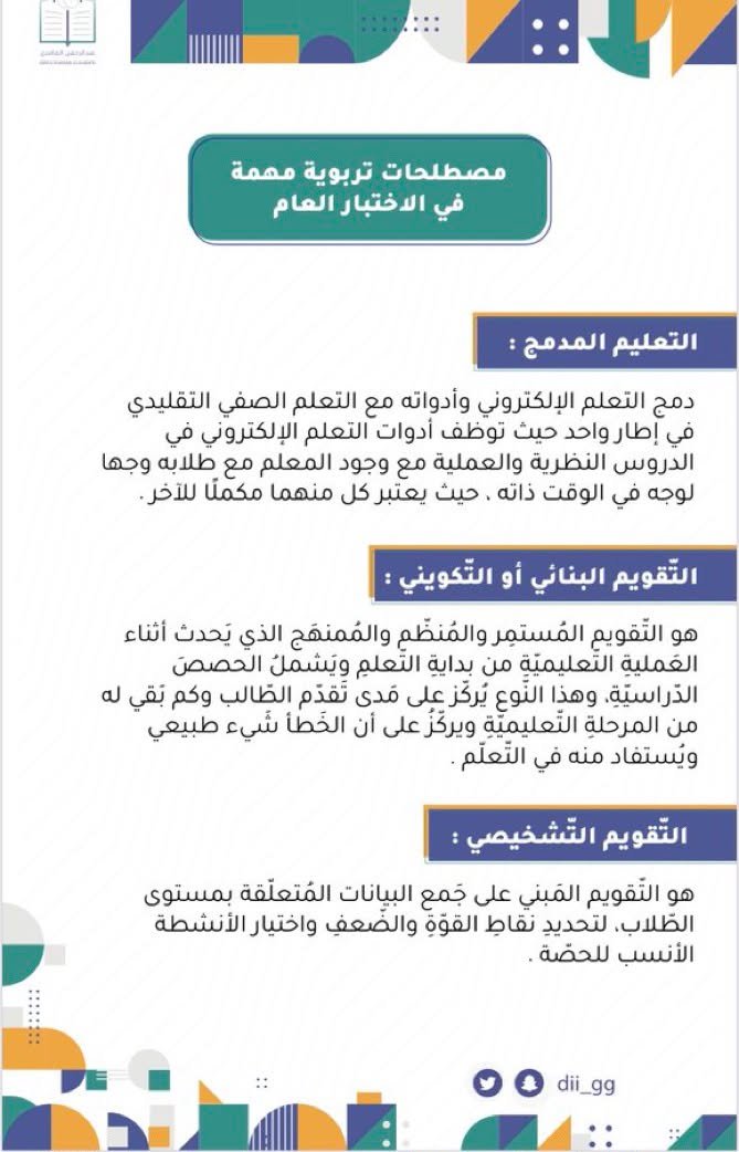 aowd25's tweet photo. هام جدًا 🚨 

11 تعريف تربوي جدًا مهم في اختبار الرخصة التربوي العام https://t.co/F0GMaOFsEc