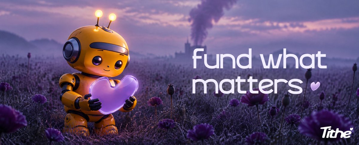 Tithefun's tweet photo. With Tithe you can send fees to ANY creator, not just the ones we list.

Pick "Custom wallet" at launch, paste their address, and a share of every trade goes to them automatically, without them having to claim it.

Your favorite streamer, artist, dev, anyone 💜

https://t.co/Y1iHyrZ3f3