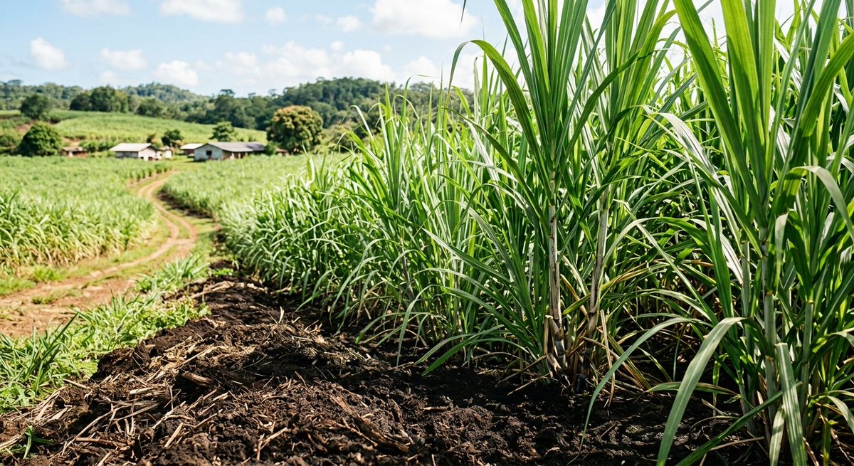 theacecollege's tweet photo. 🌱 Can Vermicompost Boost Sugarcane Yield?

A four-season field study found that combining vermicompost (5 t/ha) with fertilizers improved sugarcane productivity and soil carbon.

🔗 https://t.co/qZBMcBk4n9

#Vermicompost #Sugarcane #SoilHealth #SustainableAgriculture https://t.co/8FO0jqNlbX