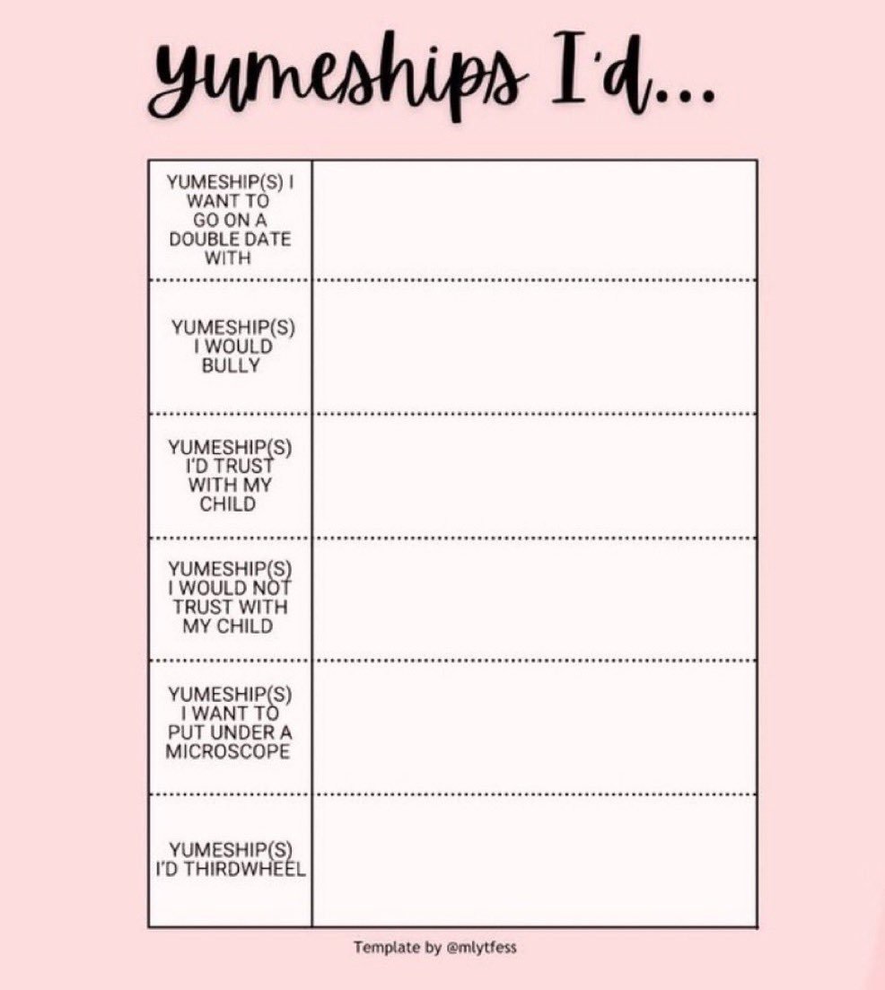 doe_reads's tweet photo. oomfs.. rings bell... calling all oomfs.. respond w ur yumeships please and ty https://t.co/lXklHFMPsL