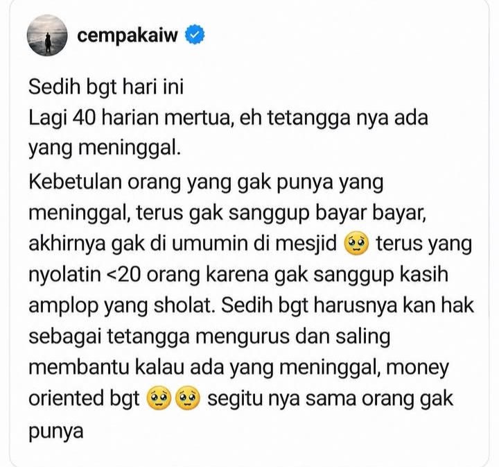 BarraSans's tweet photo. Pagi2 baca info yg kayak gini, nyesek bet ya.. pliss lah perlakukan semua manusia layaknya manusia, kasian keluargnya 🥲 https://t.co/UkMHcJ8Squ
