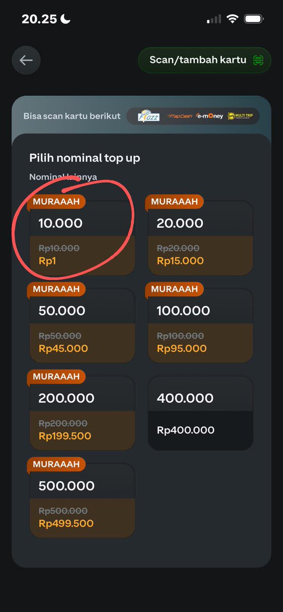 Merrd7706's tweet photo. Jadi langsung cek GoPay pas tau ada promo #FLAZZ1RUPIAH nih, mayan isi saldo 10rb bisa di manfaatin aja loh https://t.co/JdQCpznf1g
