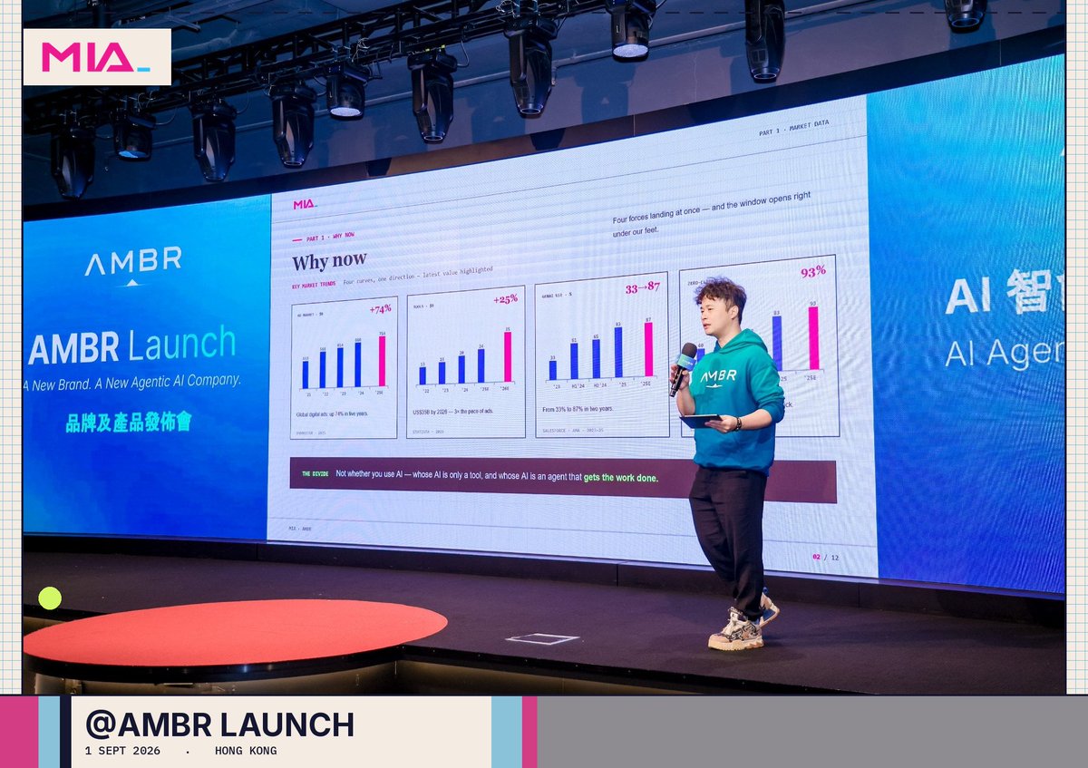 mia_ai_agent's tweet photo. 93% of AI searches end with zero clicks to any website.

That's the world MIA was built for.

Sees. Acts. Remembers.

1,250+ marketing workflows. 85% faster content cycles.

You set the goal. MIA does the rest.

#AMBRLaunch #MIAAI #MIAInsight #MarketingAI #Martech #AMBR https://t.co/kPxYJ87qGw