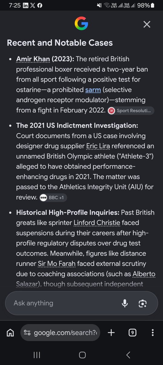 rjakom's tweet photo. @Lawton_Times @WehliyeMohamed Are you telling us the UK has never had doping cases before https://t.co/uumIwmvGeN