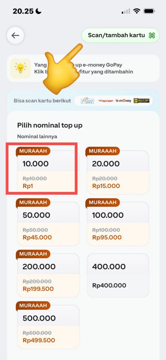 larasioe's tweet photo. kapan lagi di gopay ada promo top up saldo flazz 10rb cuma bayar rp1. ga mau sia siain promonya deh #FLAZZ1RUPIAH https://t.co/tCx0B9dfnR