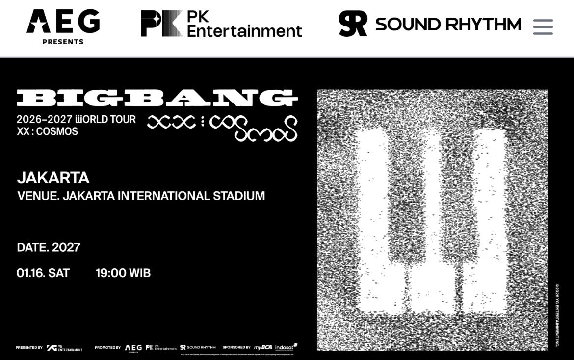Cannabitjj's tweet photo. WTS TIKET BIGBANG IN JAKARTA
2 TIX CAT 5B yg mau dm yaa😆🫶🫶
temen aku uda secured duluan tadii

#BIGBANG #BIGBANGINJAKARTA
#COSMOS_WORLD_TOUR_IN_JAKARTA
#BIGBANG20thANNIVERSARY
#wts #bigbanginjakarta #zonauang #tiketbigbang #jualtiketkonser  #bigbangcosmos https://t.co/mLbdlk9s3X