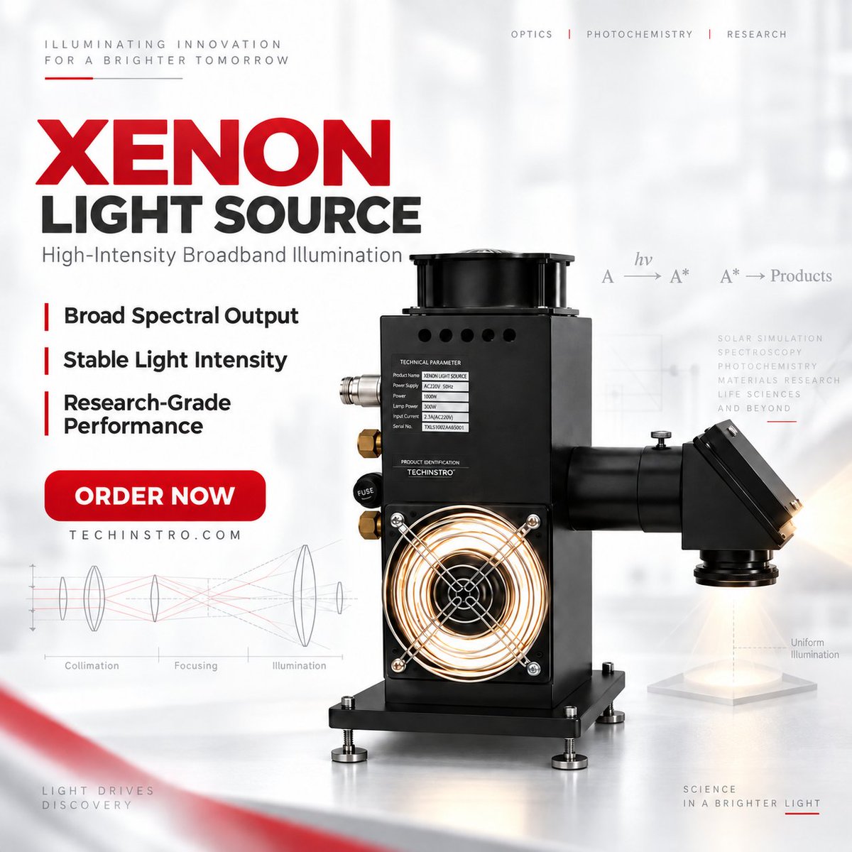 techinstro's tweet photo. Power your research with the Techinstro Xenon Light Source scientific applications.
Order Now: https://t.co/mApZJAAAmG
#XenonLightSource #XenonLamp #ScientificEquipment #LaboratoryEquipment #BroadbandLightSource #OpticalEngineering https://t.co/EJ602orPsA
