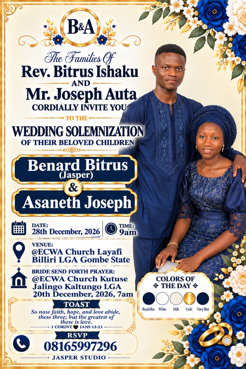 jasperfila's tweet photo. @AishaYesufu My Honourable @AishaYesufu  one of your Obedient member who is OK is requesting for a small favour from you and other Obedient members. RSVP number is my OPAY and same groom name. Thank you.... https://t.co/J4dVrr4Izn