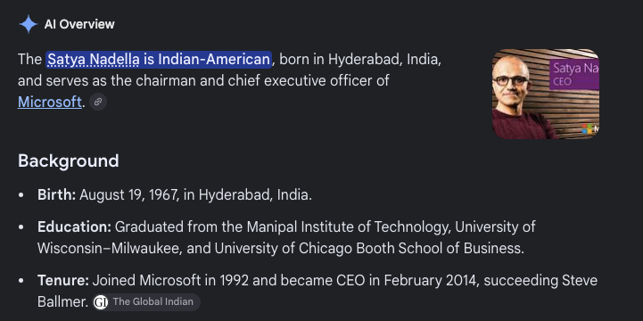 bukanpamanmu's tweet photo. Setelah follow up soal arc blockchain, maka paman jadi bingung

"Emang kenapa kalo orang India?"

CEO Microsoft orang india juga
CEO Google orang india juga
CEO Adobe orang india juga
CEO IBM orang india juga

jadi? 
kok tiba2 rasis? https://t.co/c9LdO7veKb