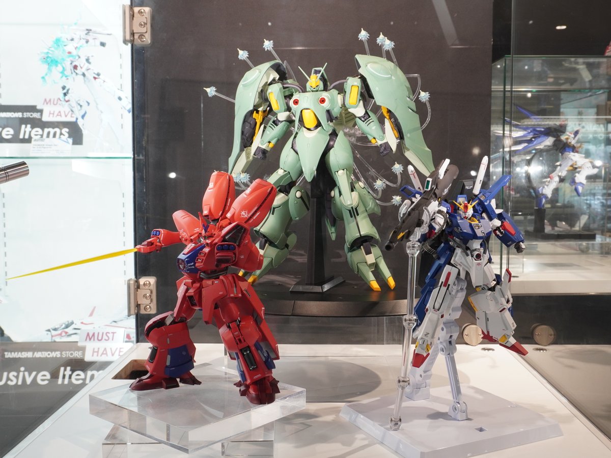 tamashii_tnt's tweet photo. 魂ストア東京 展示情報🆕
 
『機動戦士ガンダムZZ』シリーズアイテムを展示中！
 
✅METAL ROBOT魂（Ka signature） ＜SIDE MS＞ 強化型ZZガンダム
✅METAL ROBOT魂（Ka signature） ＜SIDE MS＞ 強化型ZZガンダム用フルアーマーパーツセット
☑ROBOT魂（Ka signature） ＜SIDE MS＞ ゲーマルク [Re:Coordinate]
☑ROBOT魂 ＜SIDE MS＞ クィン・マンサ ～マーキングプラス～
 
🔽各商品の詳細はこちら
🔗https://t.co/DgYD9lTfJ2
 
#ガンダムフィギュア #ガンダムZZ #ROBOT魂 #魂ストア東京