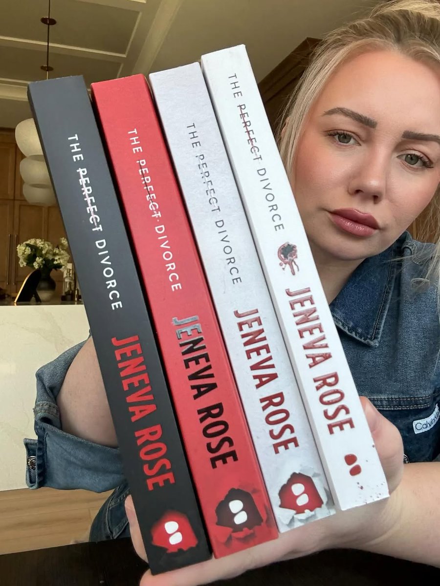 jenevaroseaut's tweet photo. Me to my publisher: send me the special editions and I’ll take some great pics showing them off….. the pics in question 💀

It’s paperback release day for ‘The Perfect Divorce’ and you’ve got options bc , , &amp;  are all carrying their own exclusive edit... https://t.co/C7cohuGH6m
