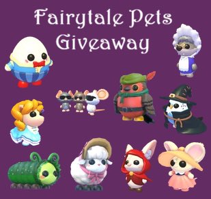 upliftjet's tweet photo. ✨ ADOPT ME GIVEAWAY ✨

Winner will receive each pet from the fairytale egg! 

Requirements:
🧚 - Like &amp; Retweet
🧚 - Comment your favorite AM pet! :)
🧚 - Extra Entry: follow me!! <3

Ends: Sep. 20th

#roblox #adoptmegiveaway #adoptme https://t.co/xIYm1Q9vDq