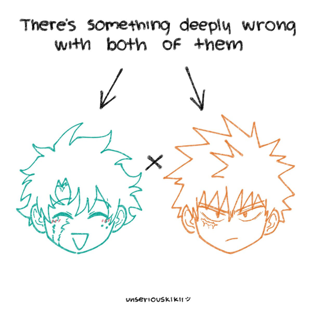 unseriousKiKii's tweet photo. Bakadeku 

#bkdk # https://t.co/yo4I6DTJFC
