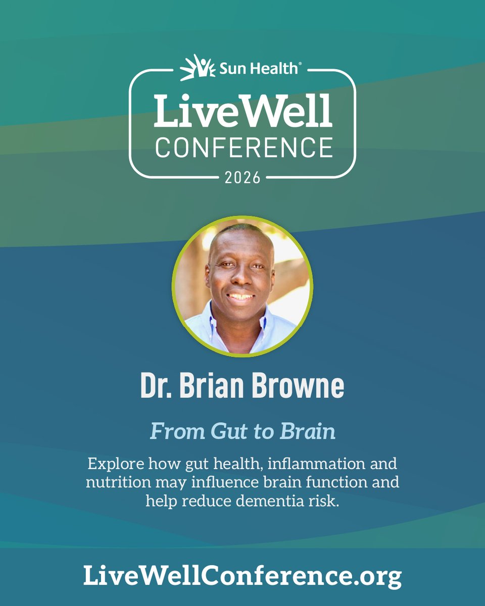CarleySauc6dwt's tweet photo. Get ready to be inspired at the 2026 LiveWell Conference! 💙
Hear from an incredible lineup of experts as they share the latest insights on brain health, longevity, nutrition, and healthy aging, which is all designed to help you live well today and https://t.co/hoUggW6KYC