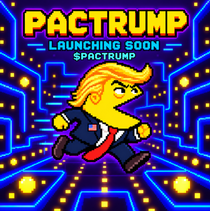 pactrumpsol's tweet photo. $PACTRUMP is almost here 🟡🎮

The pixel chomper is warming up for launch on Pump fun.

$PACTRUMP #Solana #PUMPFUN #Memecoin #Crypto #DEX https://t.co/2icSNvEMzu