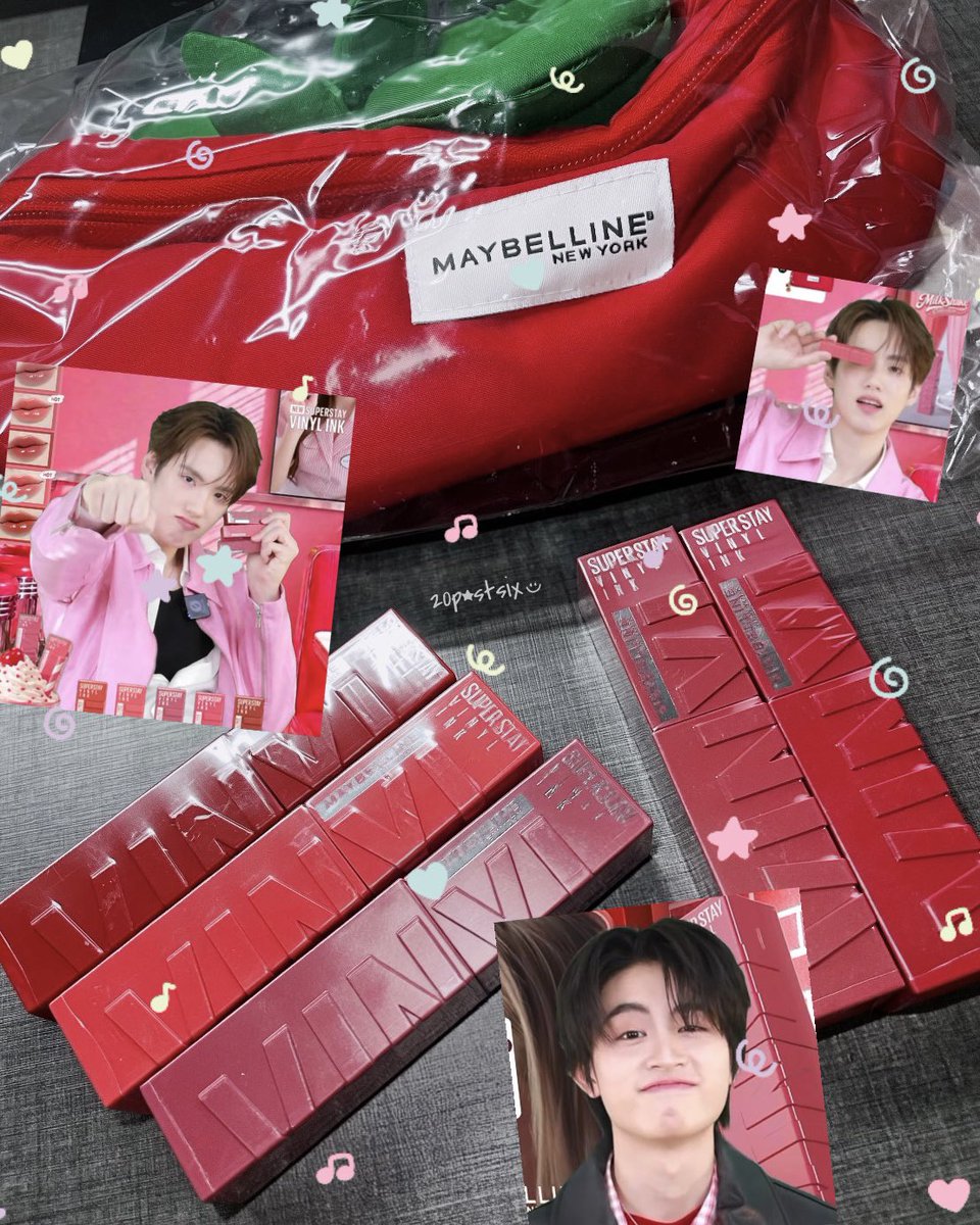20PASTSIX's tweet photo. ลิปพี่ Maybelline จากไลฟ์พี่ภูและไลฟ์น้องเอเอค้าบ เลือกใช้ไม่ถูกเลย สวยๆ ทั้งน้านน💕
ขอบคุณ @Maybelline_TH มากๆ ที่ชวนพี่ภูและน้องเอเอมาไลฟ์นะคับ🫶🏻

#MaybellinexPHUTATCHAI
#MaybellinexAA
#PHUTATCHAI #AAashirakorn
#MaybellineThailand https://t.co/1DPrwLsiBz