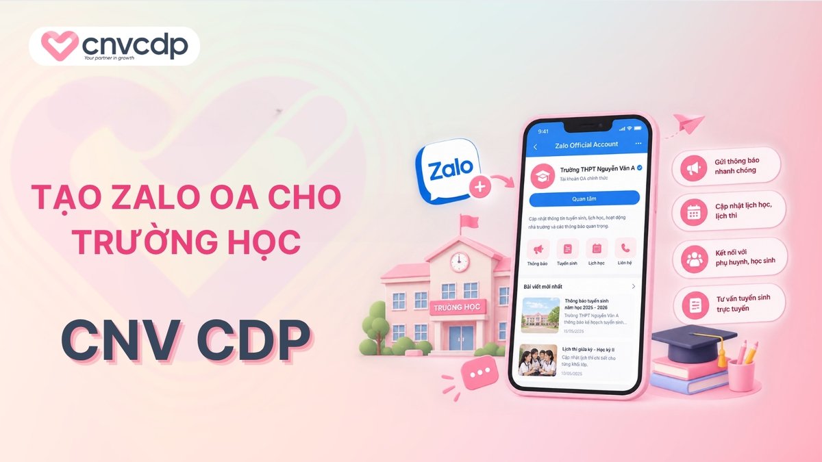 cnvloyaltyvn's tweet photo. Thầy cô hãy kiến nghị trường tạo ngay kênh Zalo OA! Chỉ trường gửi thông báo, phụ huynh tra cứu điểm số nhanh gọn. Chuyên nghiệp và nhàn hạ vô cùng!
Cách làm chi tiết tại: https://t.co/LPqAUUWw1q 
#CNVCDP #CNV #CDP #zaloaochotruonghoc https://t.co/ThV4dkdozx
