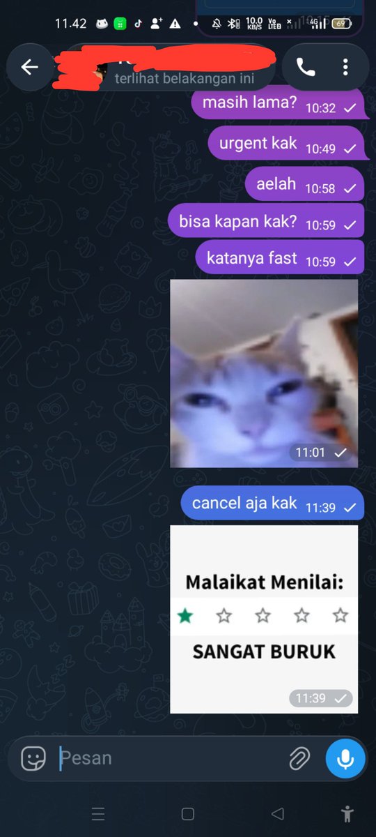 Seannajaem's tweet photo. hari hari ketemu penipu recehan di tele https://t.co/wkDi24DYij