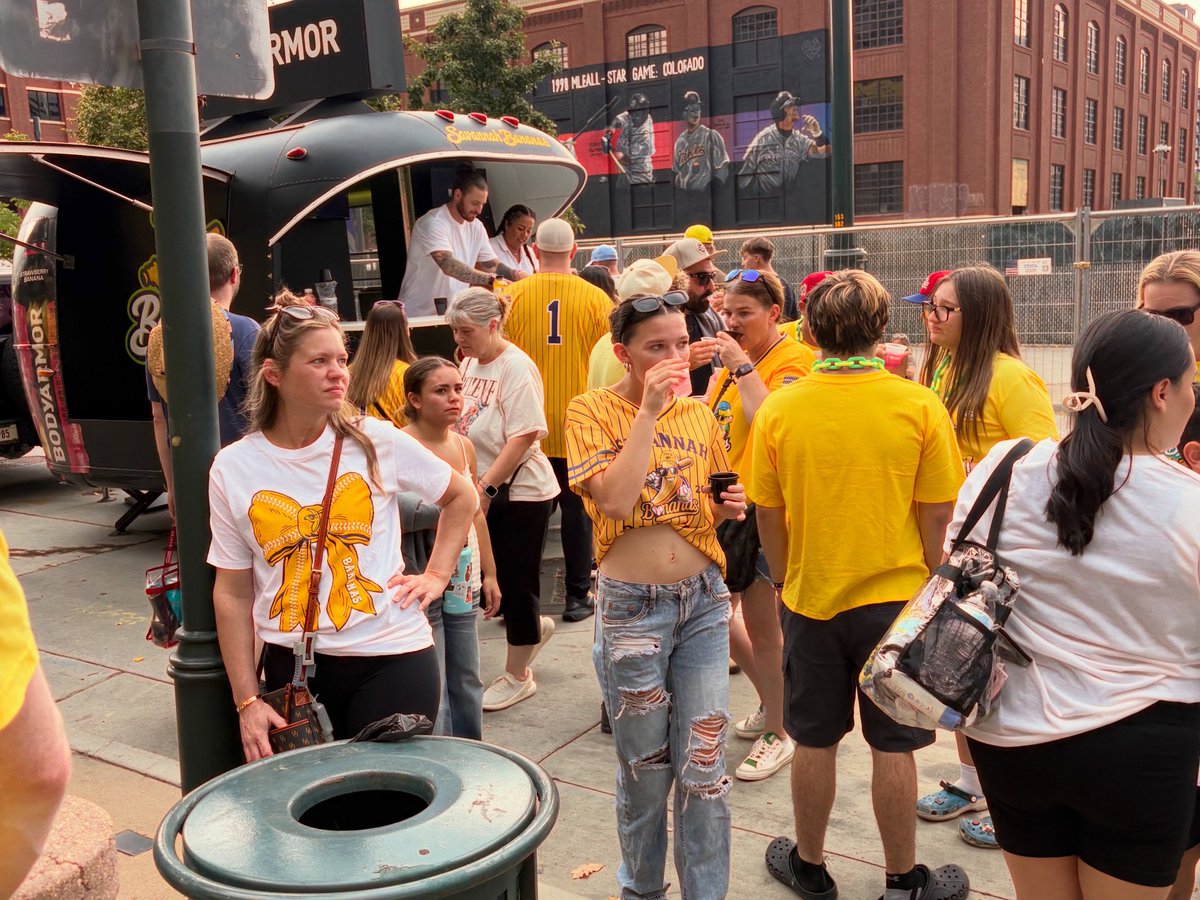 CleliaEickmeyer's tweet photo. Day 2 with BODYARMOR, bringing hydration to Banana Ball at Coors Field in Colorado! Ready for another big day! https://t.co/p8U8DGNS0y