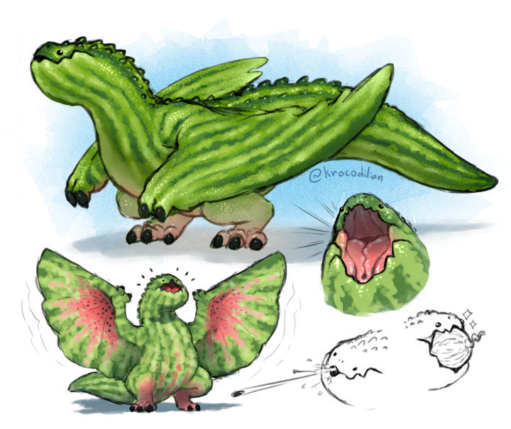 krocodilian's tweet photo. my most popular creatures feel somewhat similar 🦎🤔 https://t.co/23sLsQWS0S