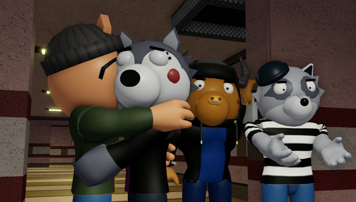 MysticalPink__'s tweet photo. CriminalMinds (Pony x Willow) 

Hi people, a new day a new render

#piggy #piggytwt #robloxpiggy #piggyroblox https://t.co/4md9BGhXAp