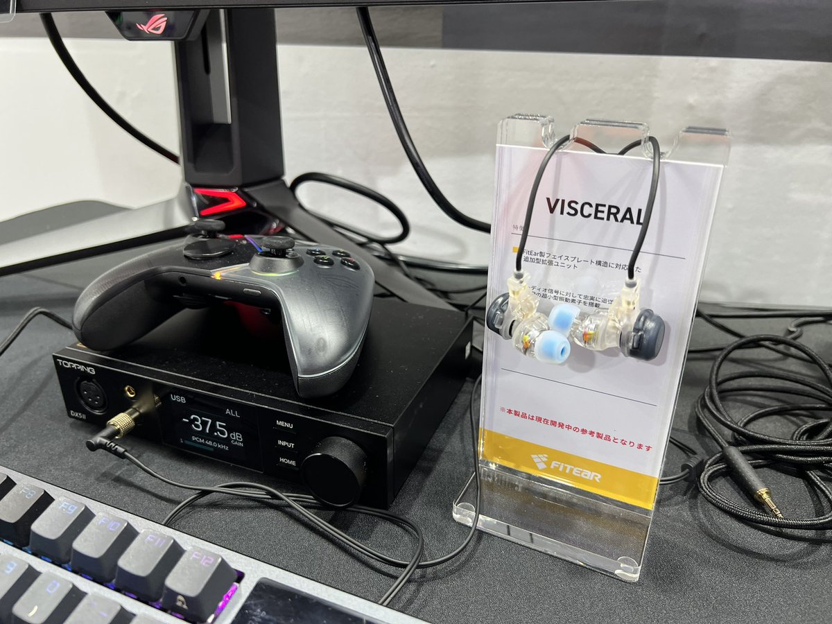 fitear's tweet photo. アユートさんブース!
#TGS2026 #FitEar https://t.co/7Ap3ZkobZ7