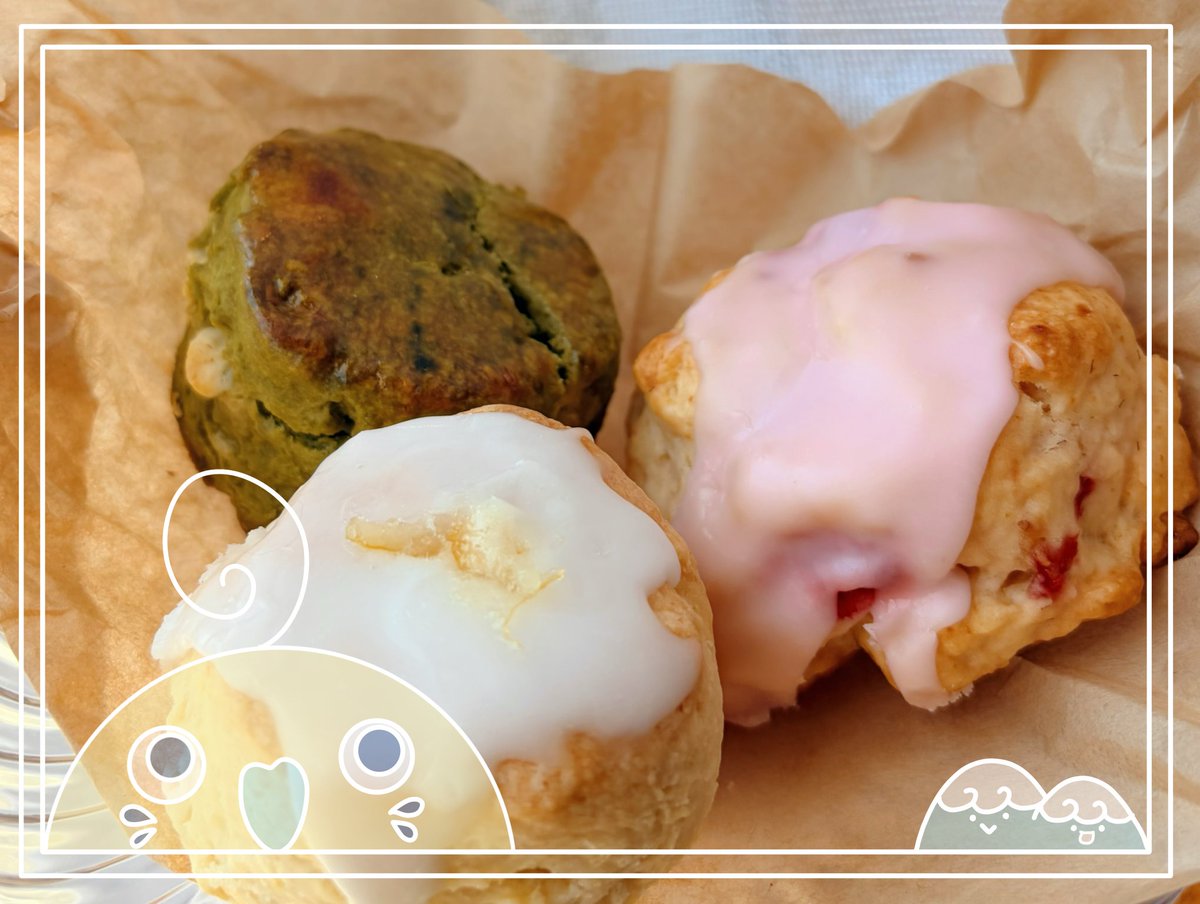 alinco_toyama's tweet photo. おやつの時間です！

いろんな味のスコーン🫶
選べなくてたくさん買ってしまうのは仕方のないことですよね☺✨ https://t.co/pu15TtP9RO