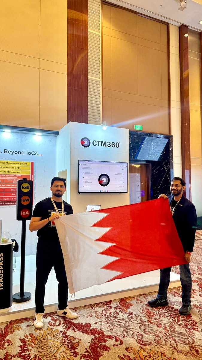 teamCTM360's tweet photo. That’s a wrap on IndoSec 2026! 🇮🇩🇧🇭
Thank you to everyone who visited the CTM360 team shared their perspectives, and made time to connect with us.
And a big thank you to the IndoSec team for bringing the community together in Jakarta.
Until next time 🇮🇩
@Tradepassglobal https://t.co/oNqdsolwdk