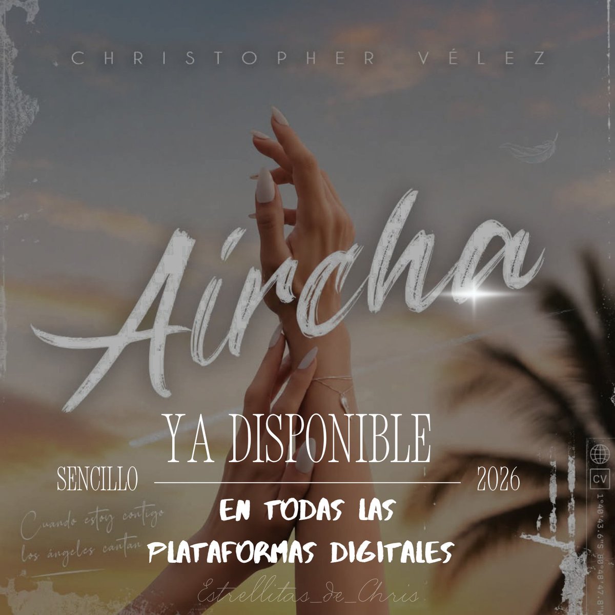 estrellitasde_C's tweet photo. ¡AÍRCHA YA ESTÁ DISPONIBLE EN TODOS LADOS! 🪽

Christopher Vélez nos regaló arte otra vez, vayan a darle amor que esto merece ser top mundial 🤍✨

📎: https://t.co/AV0mQAmzpe 

#AIRCHA #ChristopherVelez https://t.co/nVHcbgHqGY