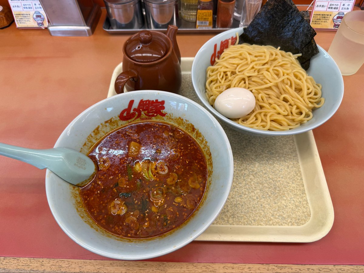 edosen2097's tweet photo. 昨夜寝る前あたりから完全に山岡家の口になってたから仕事終わって速攻来た https://t.co/0DBbULgcak