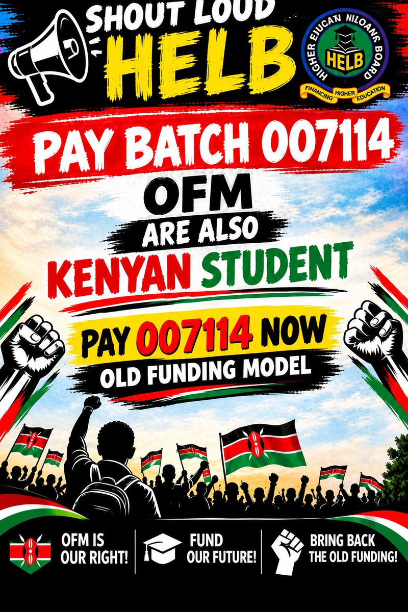 Akora_Gendi's tweet photo. Pay the Elders we are tired of simping no changes on our end from batch 6280 to 2704 to 7114 eii💔😭😭😭😭😭😭😭
@Geoffreymonari
@HELBpage
@AnthonyManyara
@WilliamsRuto
@HELBpage https://t.co/RPtIzD6NQ4